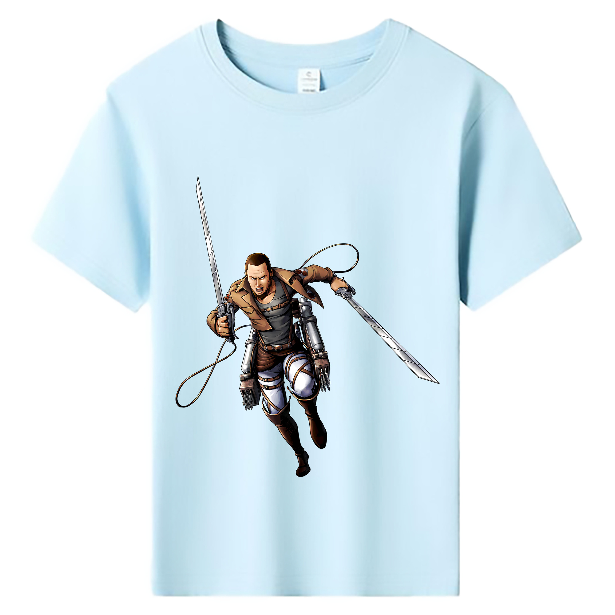 （画像用） 進撃の巨人 Attack on Titan 綿100％キッズTシャツ（フロントプリント）